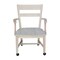 International Concepts Dining Chair with Casters, Unfinished C-226 - alternate 7